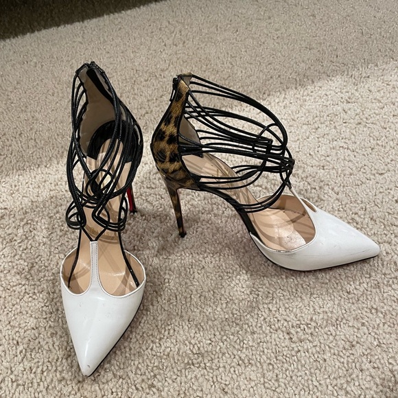 Christian Louboutin Confusa Heels Sz 37.5 - Picture 12 of 16